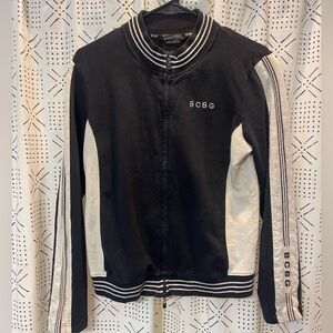 BCBG Maxazaria track jacket zip